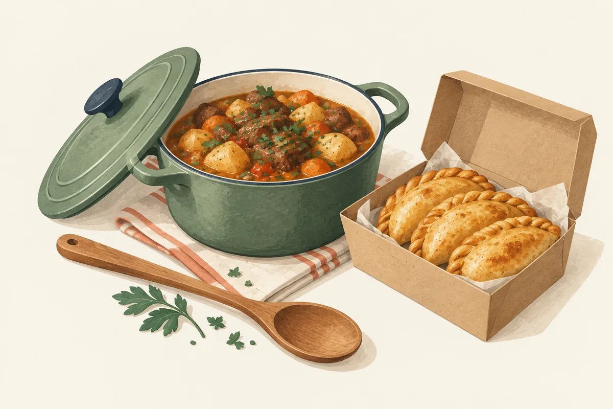 Ilustración de la categoría Comida casera por encargo